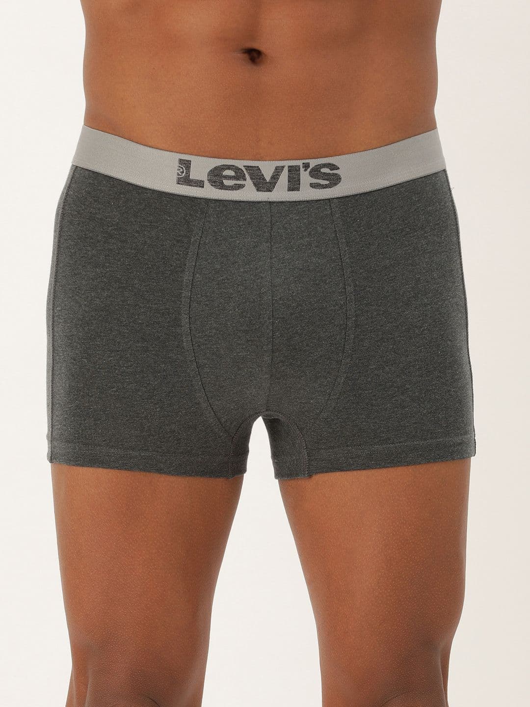 Levis Men Solid Cotton Stretch Ultrasoft Waistband Shorter Length Trunk - view 1