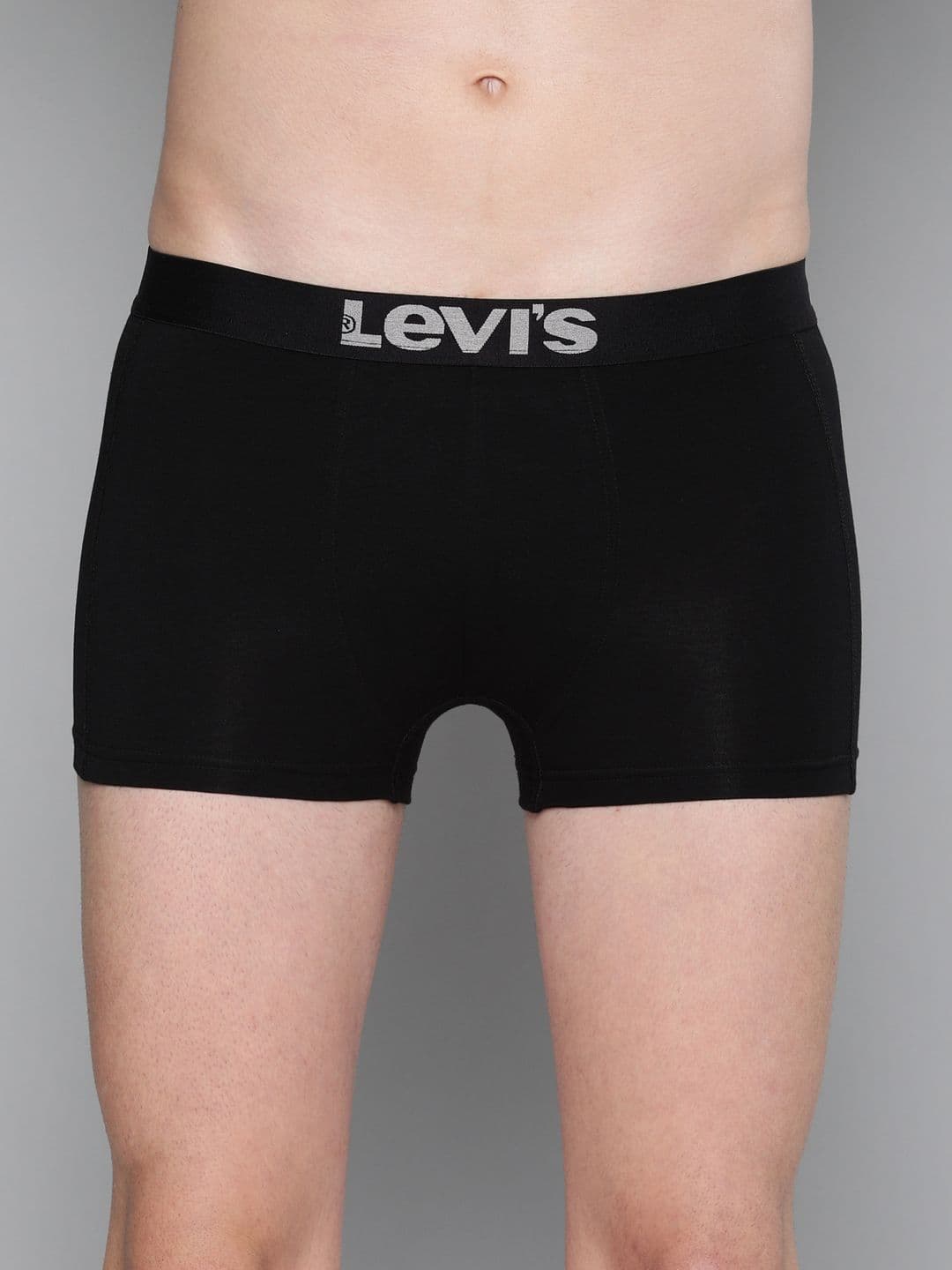 Levis Men Solid Cotton Stretch Ultrasoft Waistband Shorter Length Trunk - view 1