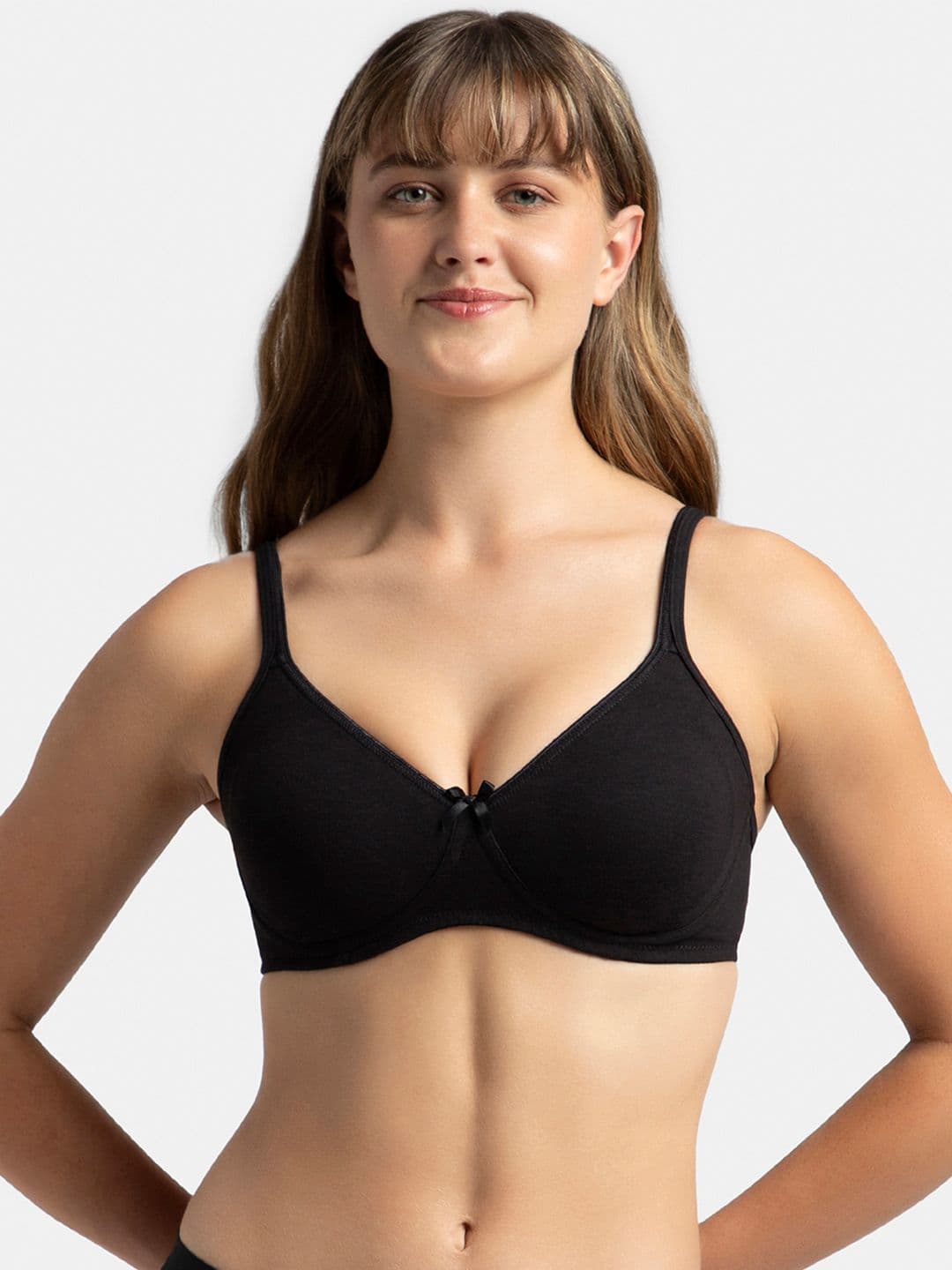 Jockey Wirefree Non Padded Medium Coverage Everyday Bra-1722 - view 1