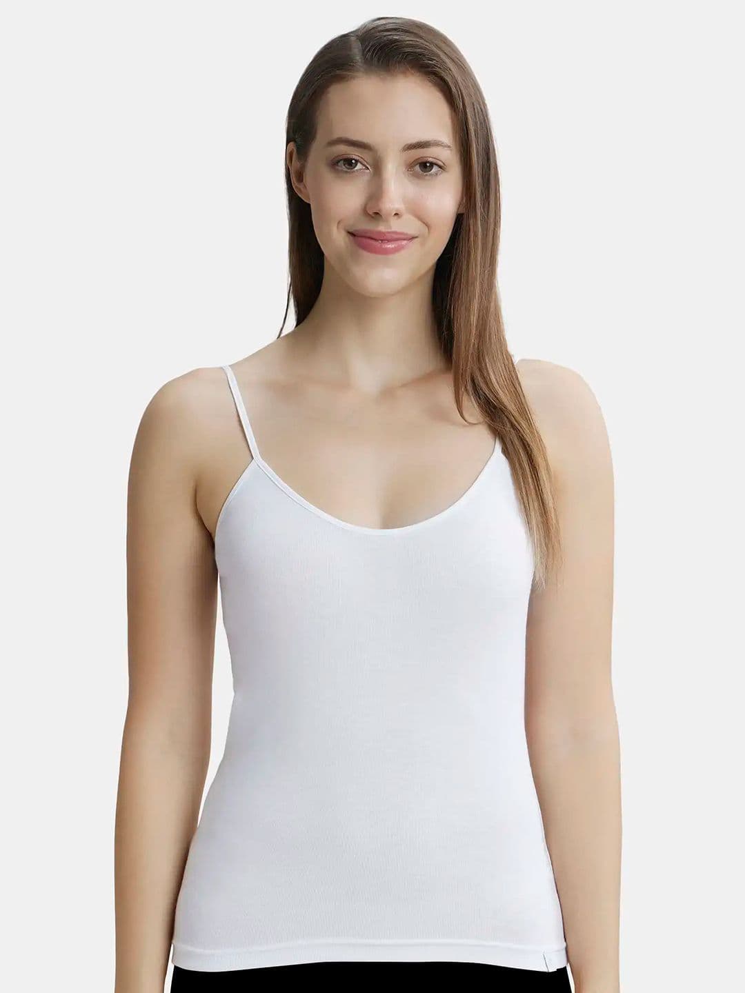 Jockey Super Rib Camisole with Adjustable Straps and StayFresh Treatment -1487 - view 1