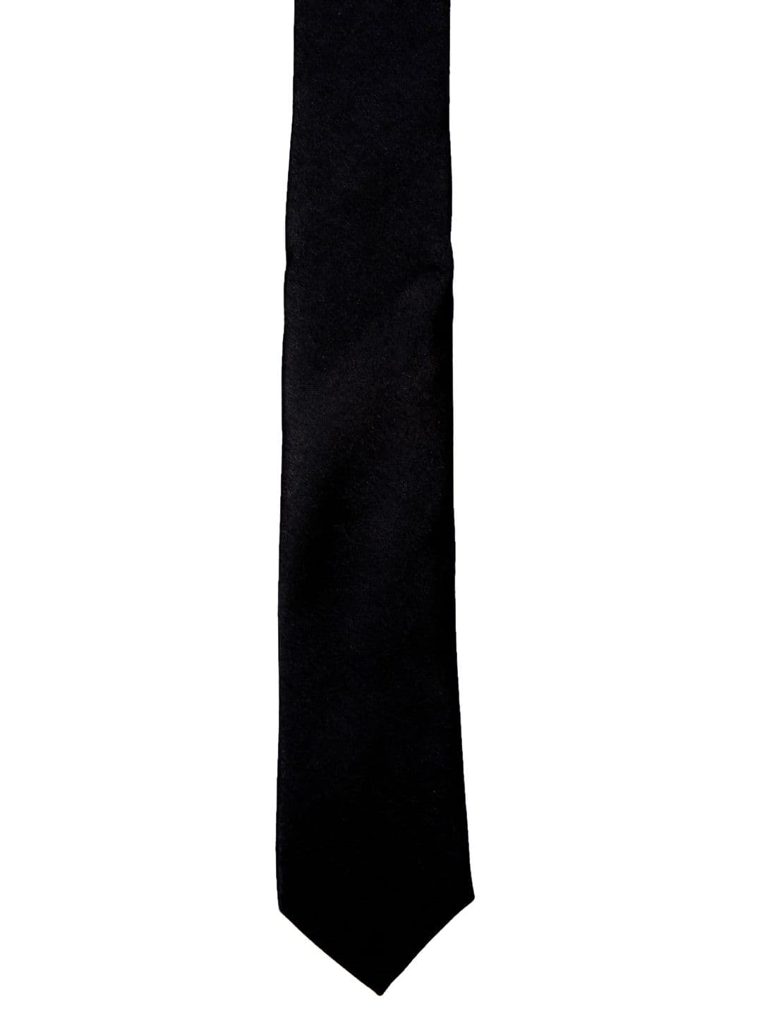 Blacksmith Black Solid Skinny Tie - view 1