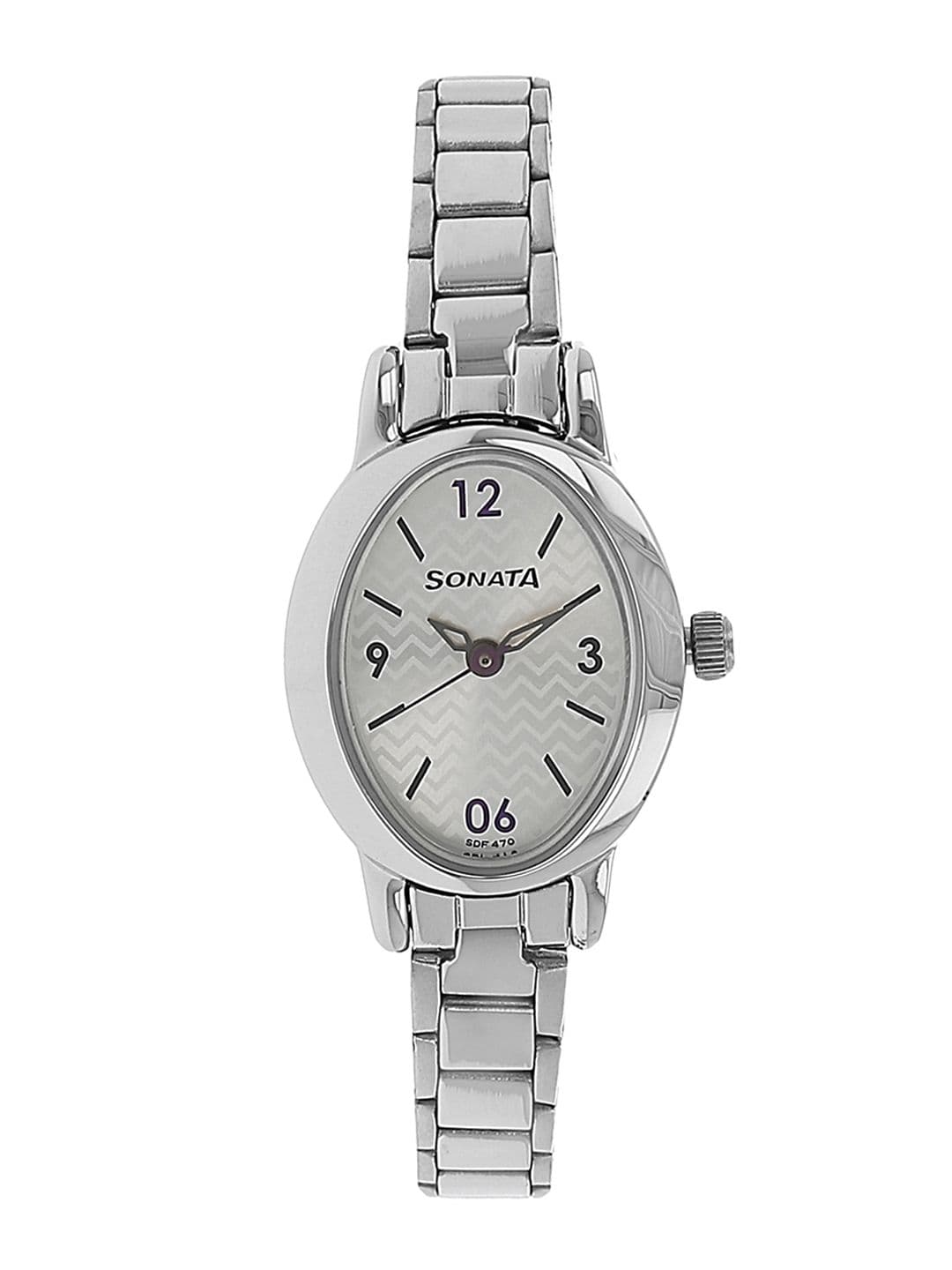 Sonata Quartz Analog With Silver Dial Watch For Women - Nt8100sm03 - view 1