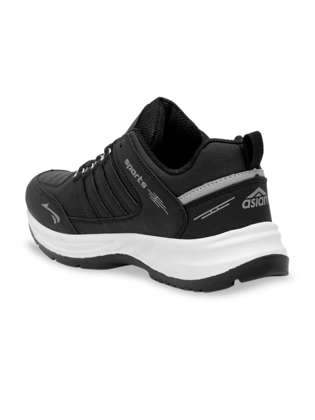 ASIAN Men Black Running Shoes - view 1