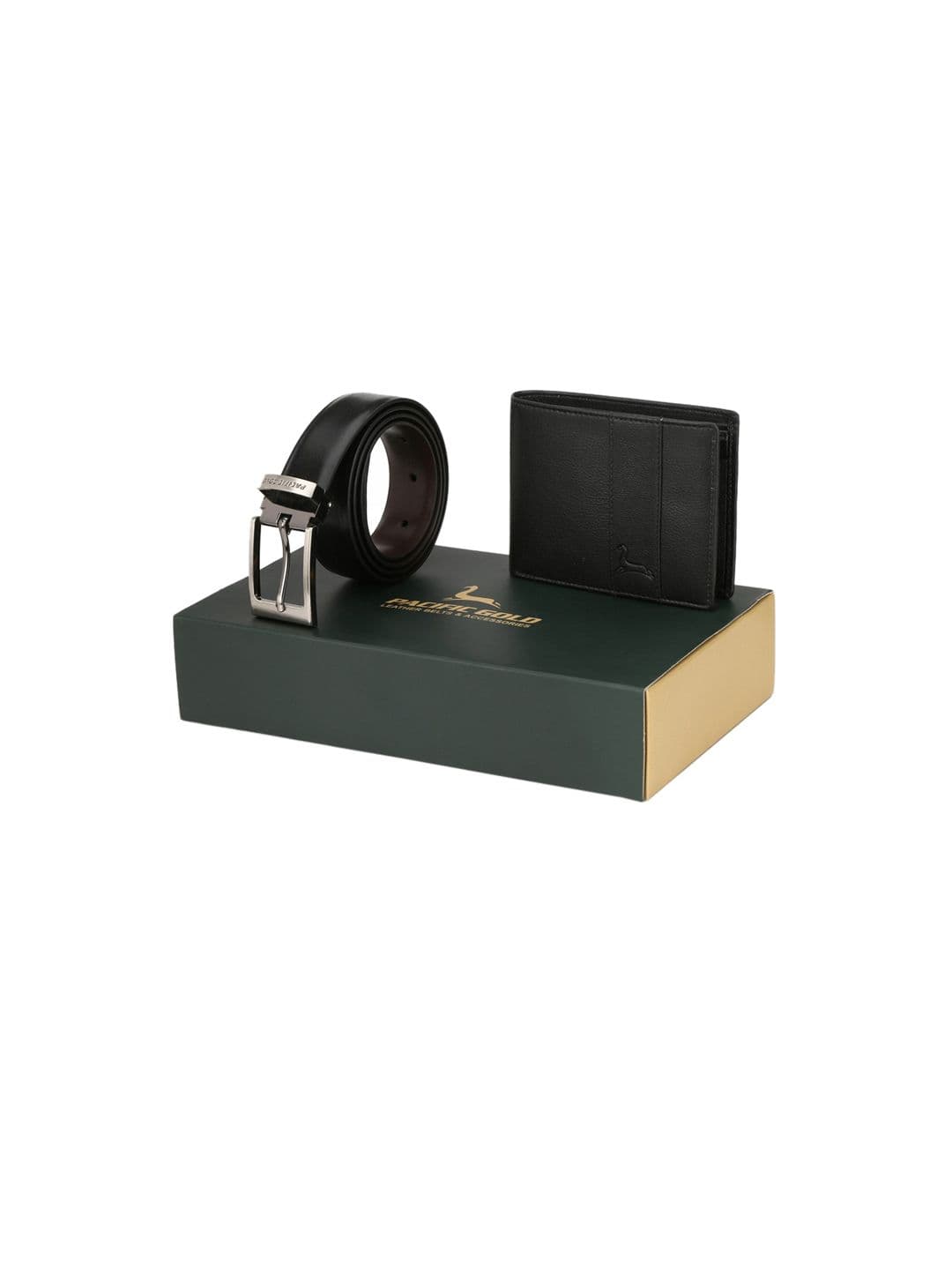 Pacific Gold Reversible 30" Belt And Wallet Combo Gift Set For Men - view 1