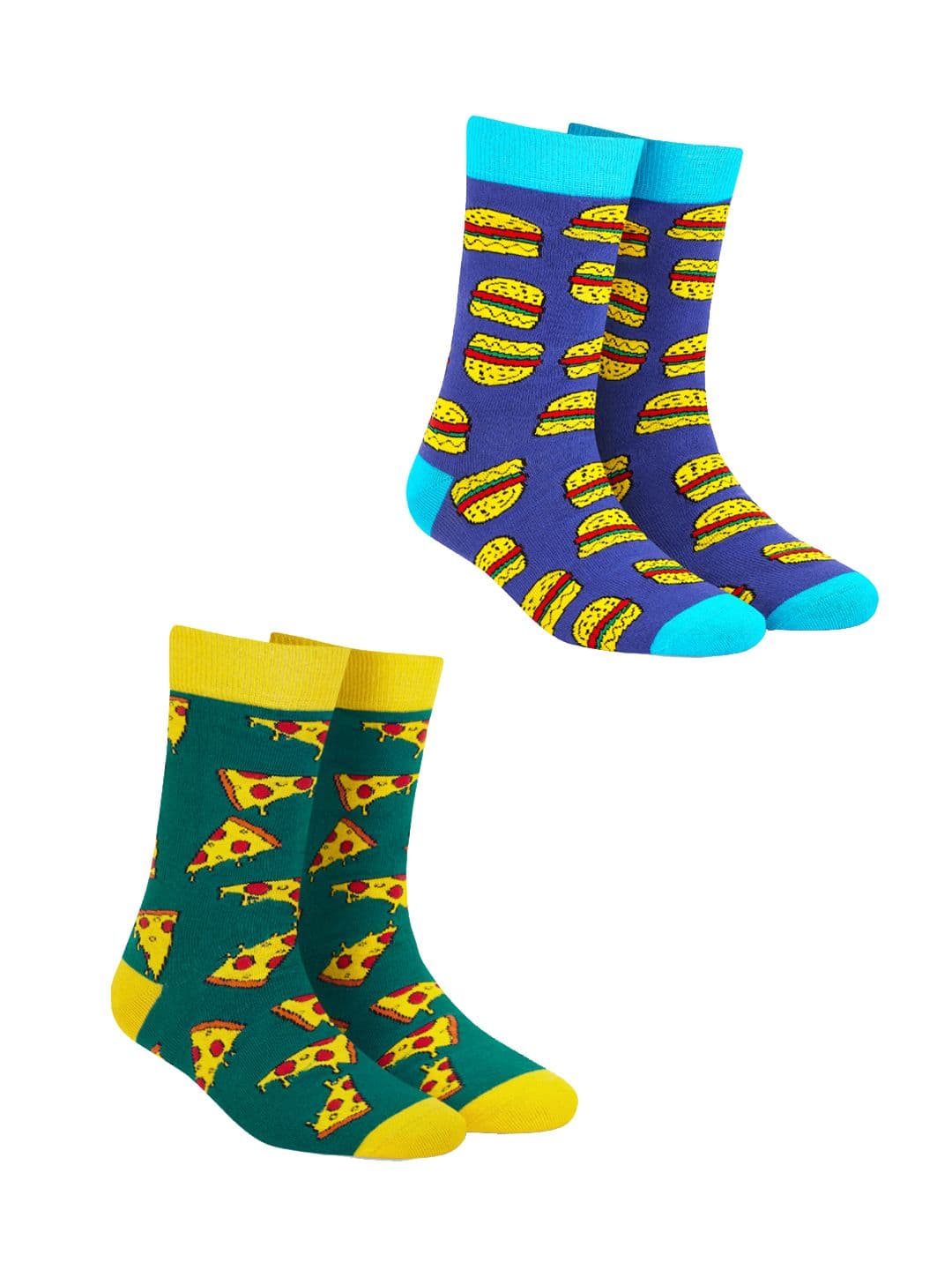 Dynamocks Unisex Pack Of 2 Patterned Calf-Length Socks - view 1