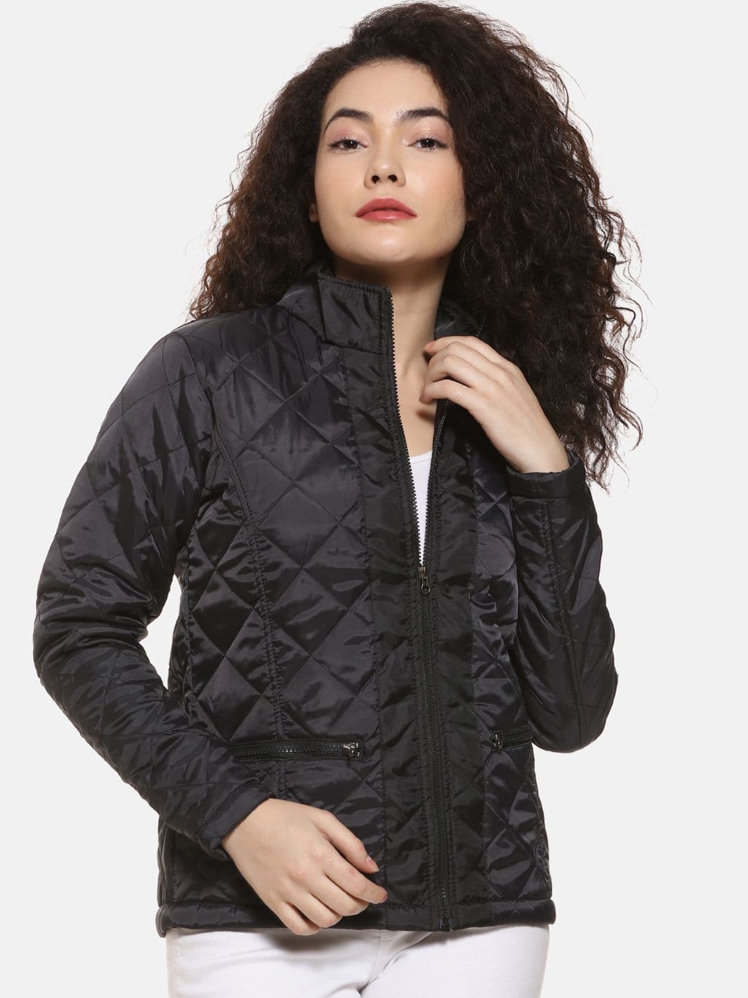 PINACOLADA Women Black Solid Jacket - view 1
