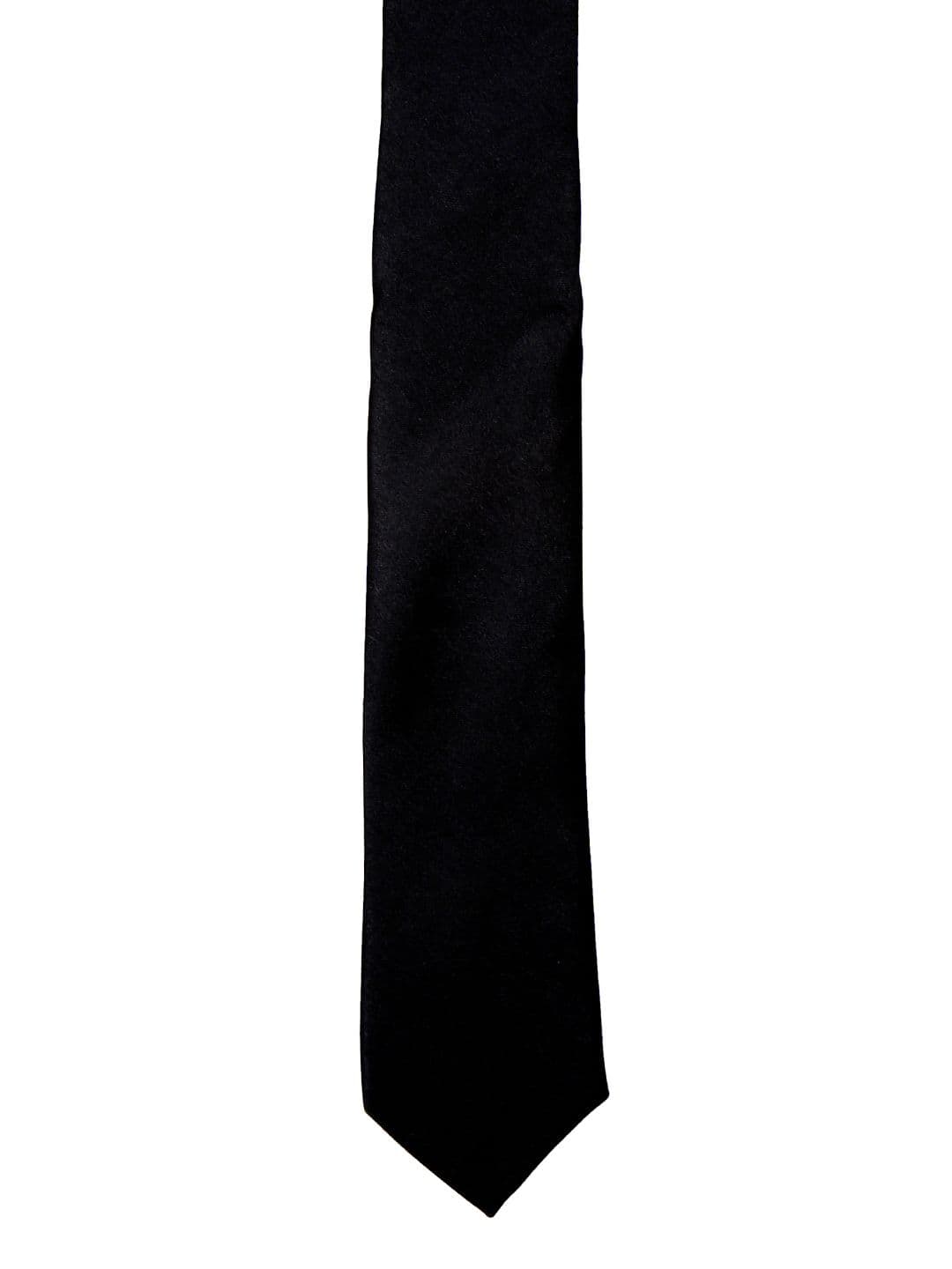 Blacksmith Black Solid Skinny Tie - view 1