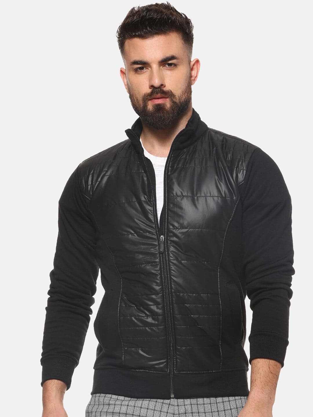 CAHOOT Men Black Solid Windcheater Sporty Jacket - view 1