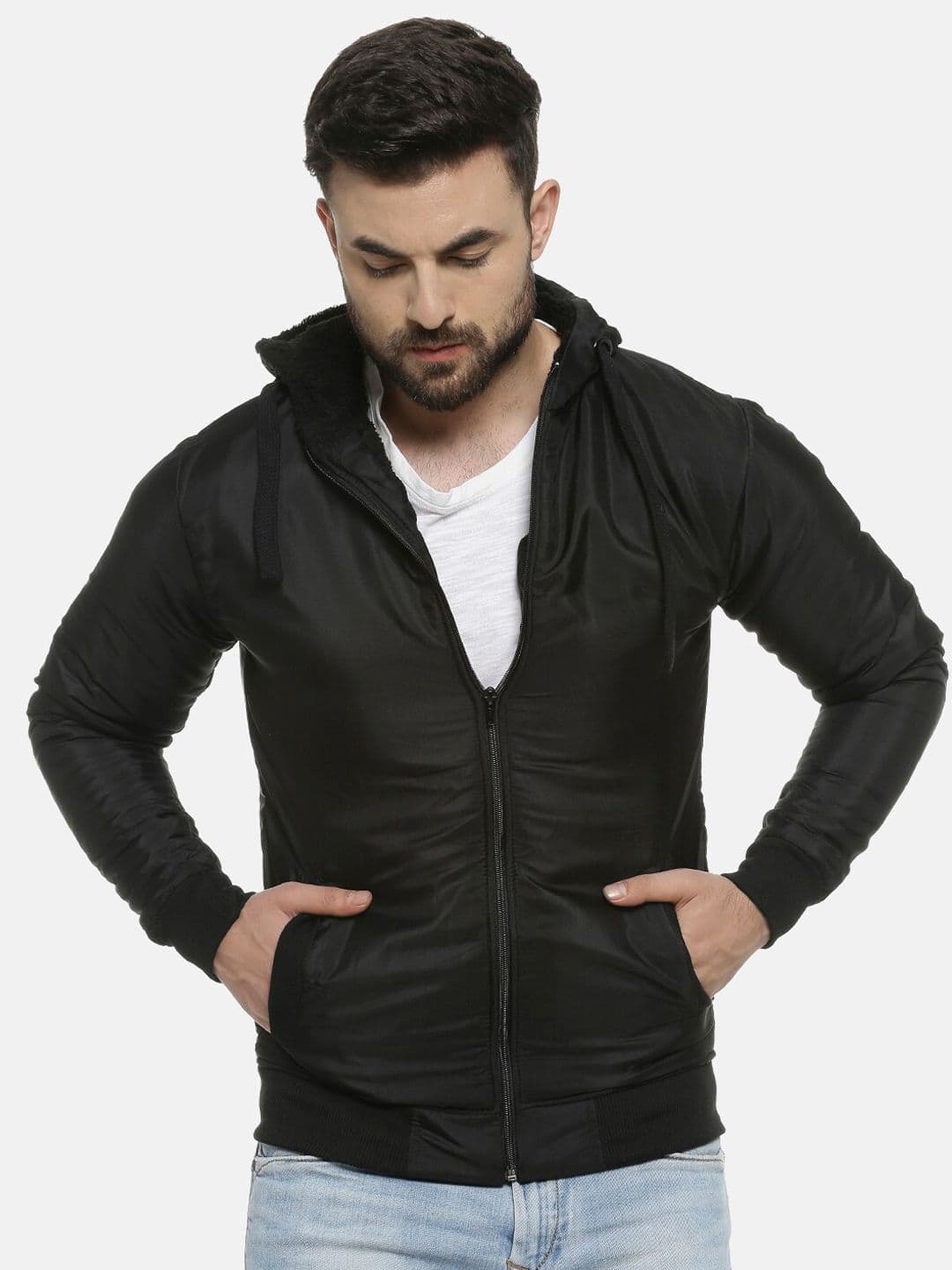 CAHOOT Men Black Lightweight Windcheater Sporty Jacket - view 1