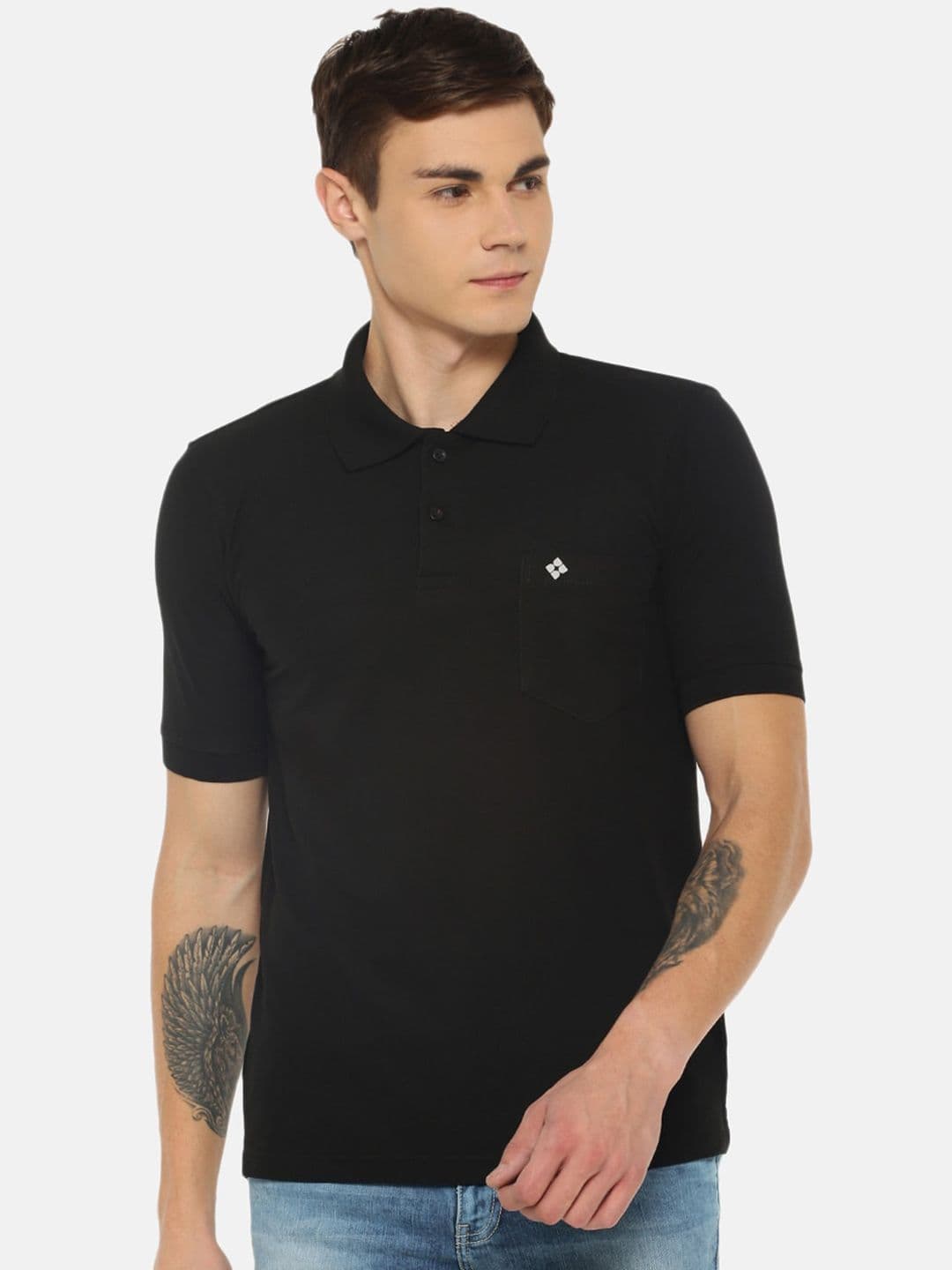 Dollar Men Solid Polo Tshirt with Pocket - view 1