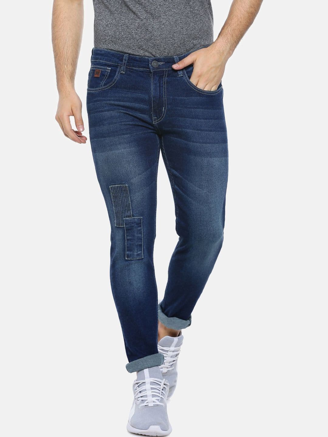 CAHOOT Men Blue Slim Fit Mid-Rise Clean Look Jeans - view 1