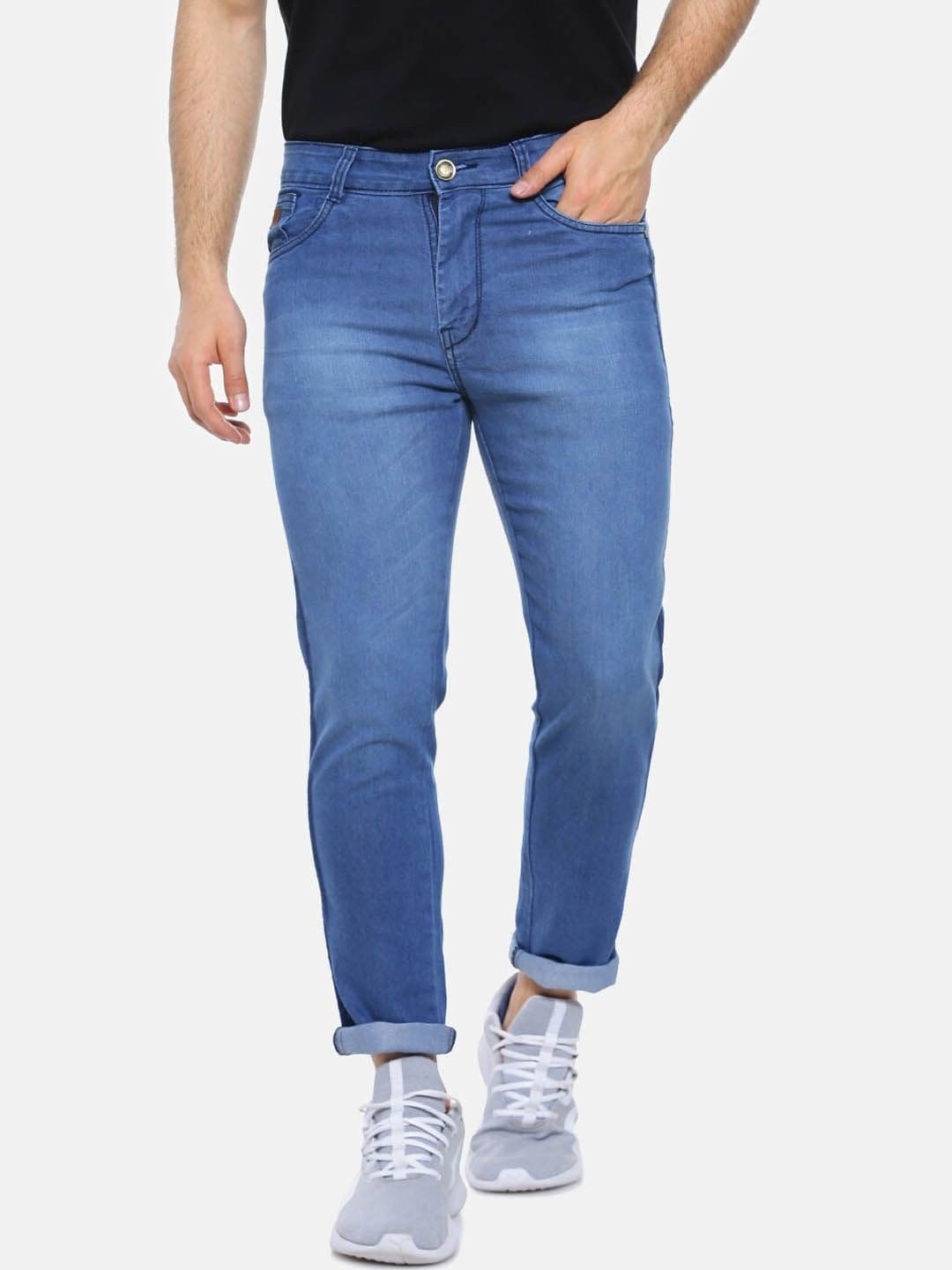 CAHOOT Men Blue Slim Fit Mid-Rise Clean Look Jeans - view 1
