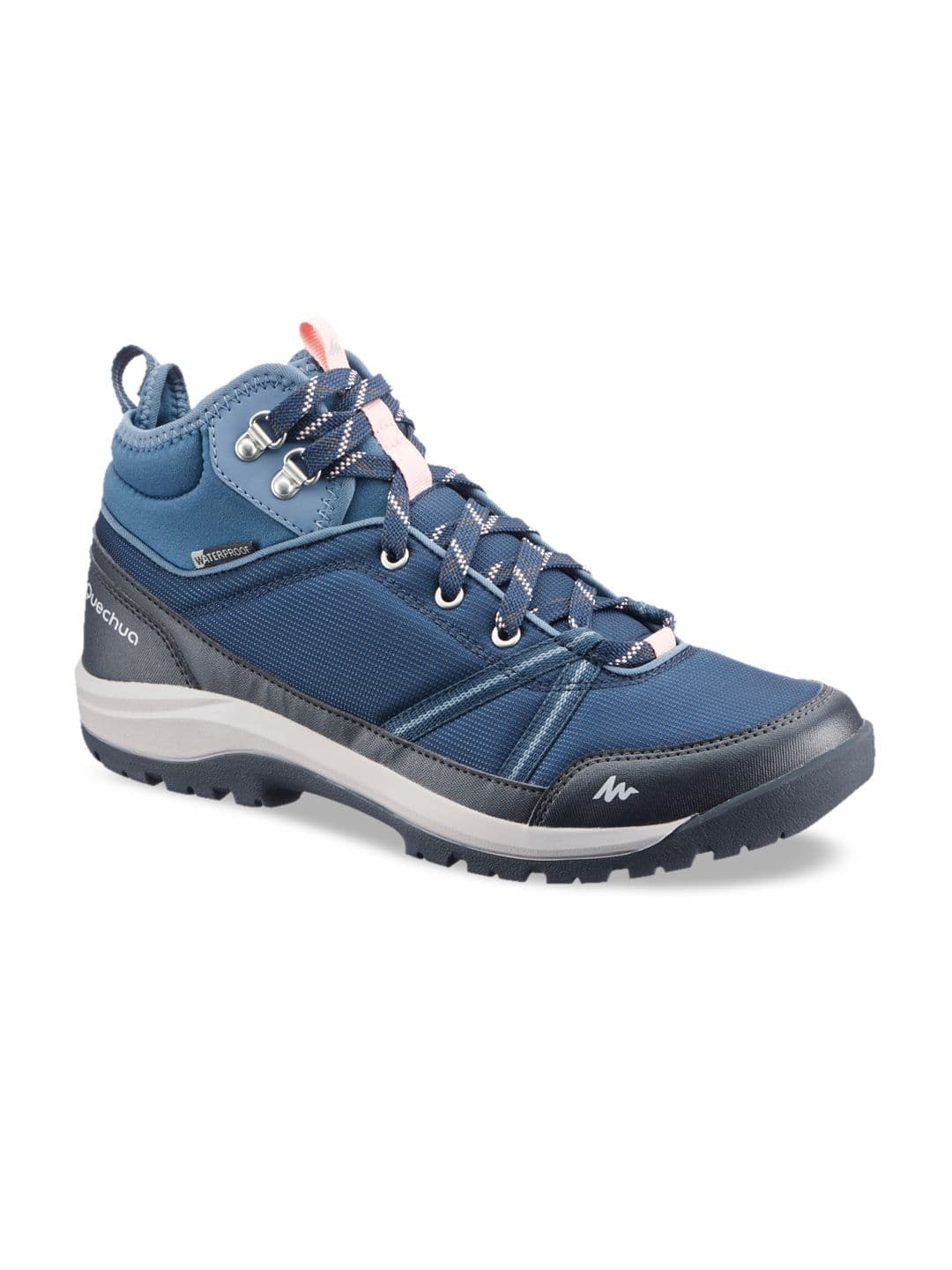 Decathlon Quechua - Women Blue Grey NH100 Waterproof Hiking Shoes - view 1