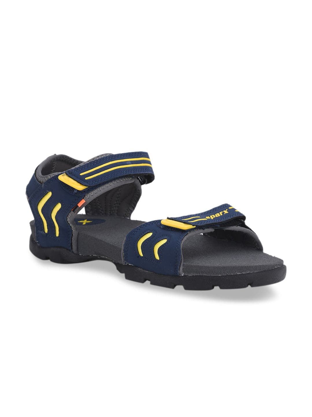 Sparx Men Navy Blue & Yellow SS-106 Sports Sandals - view 1