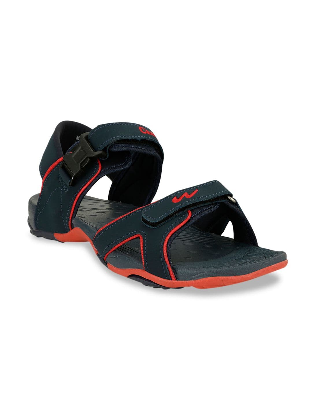 Campus Men JAZZY Navy Blue & Red Sports Sandals - view 1