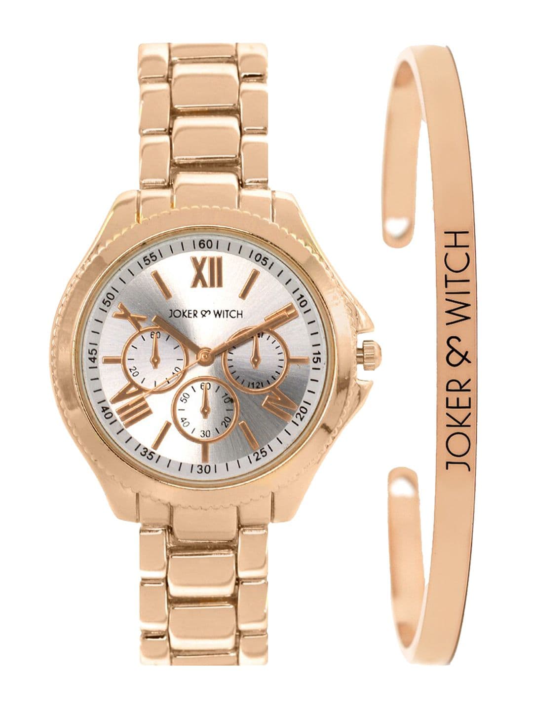 JOKER & WITCH Women Tacy Rosegold Watch Bracelet Stack - view 1