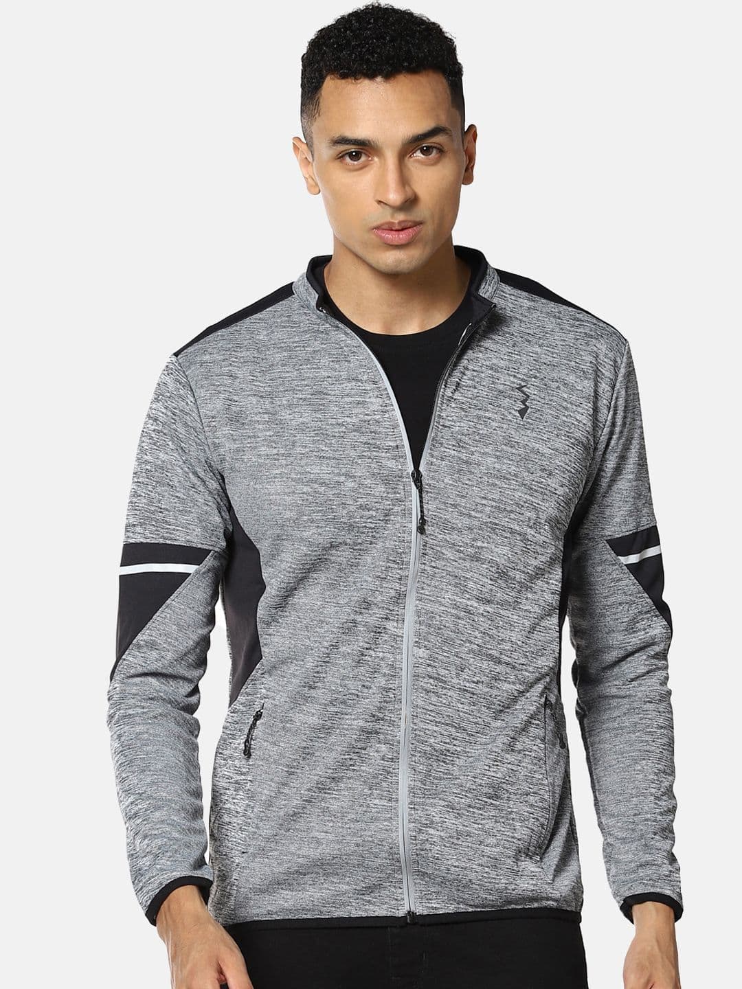 CAHOOT Men Grey Solid Windcheater Sporty Jacket - view 1