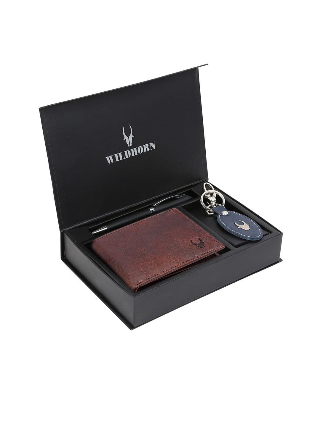 WildHorn Men RFID Protected Genuine Leather Accessory Gift Set - view 1