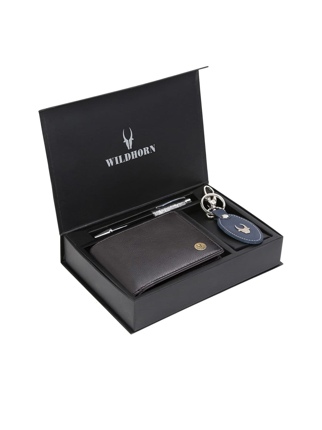 WildHorn Men RFID Protected Genuine Leather Accessory Gift Set - view 1
