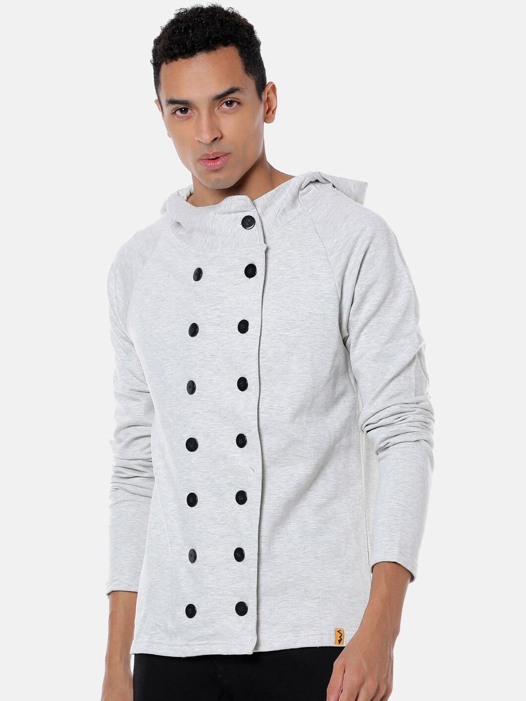 CAHOOT Men Off-White Solid Windcheater Tailored Jacket - view 1