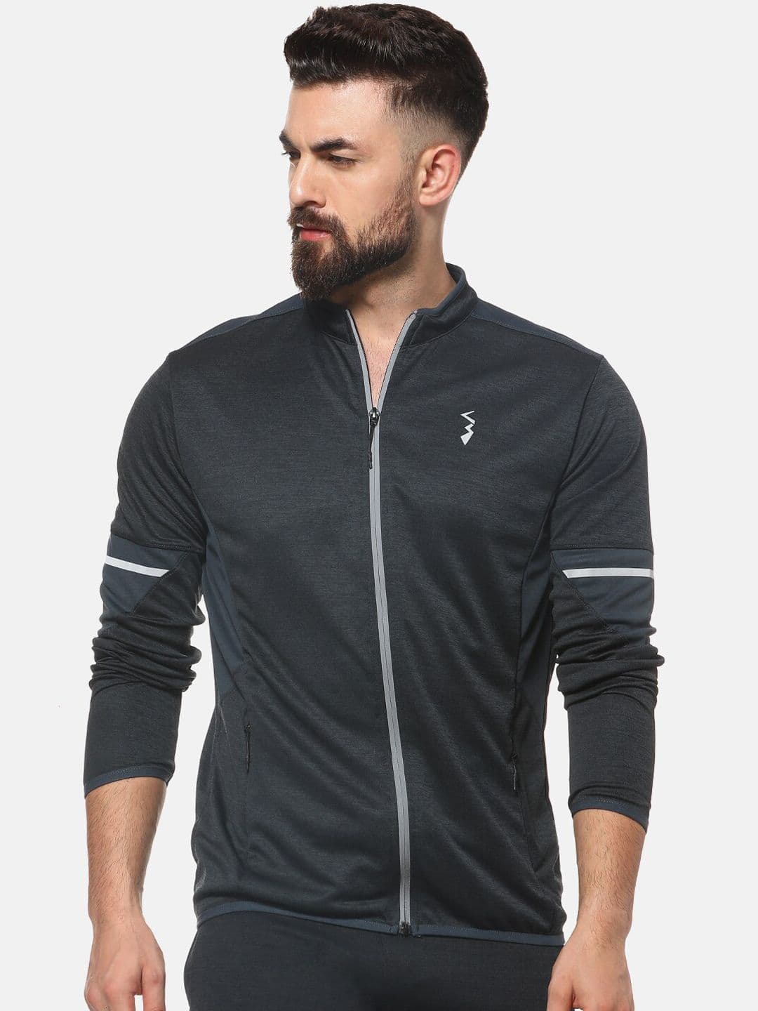 CAHOOT Men Grey Printed Lightweight Sporty Jacket - view 1