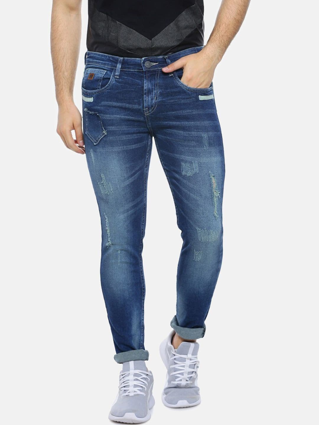 CAHOOT Men Blue Slim Fit Jeans - view 1