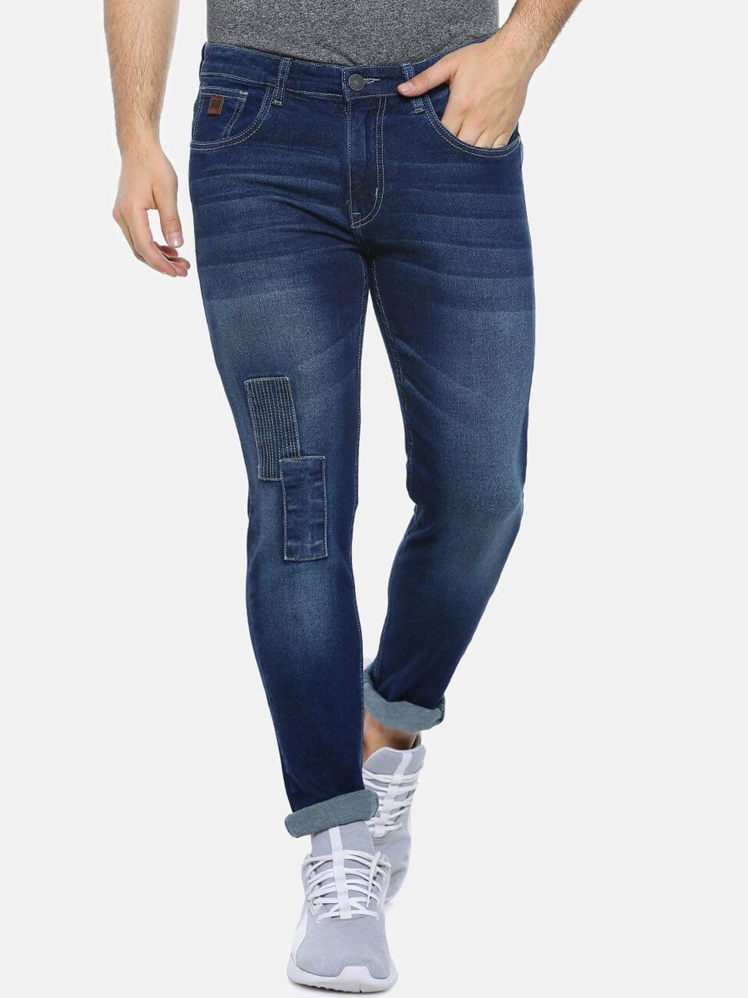 CAHOOT Men Blue Slim Fit Mid-Rise Clean Look Jeans - view 1