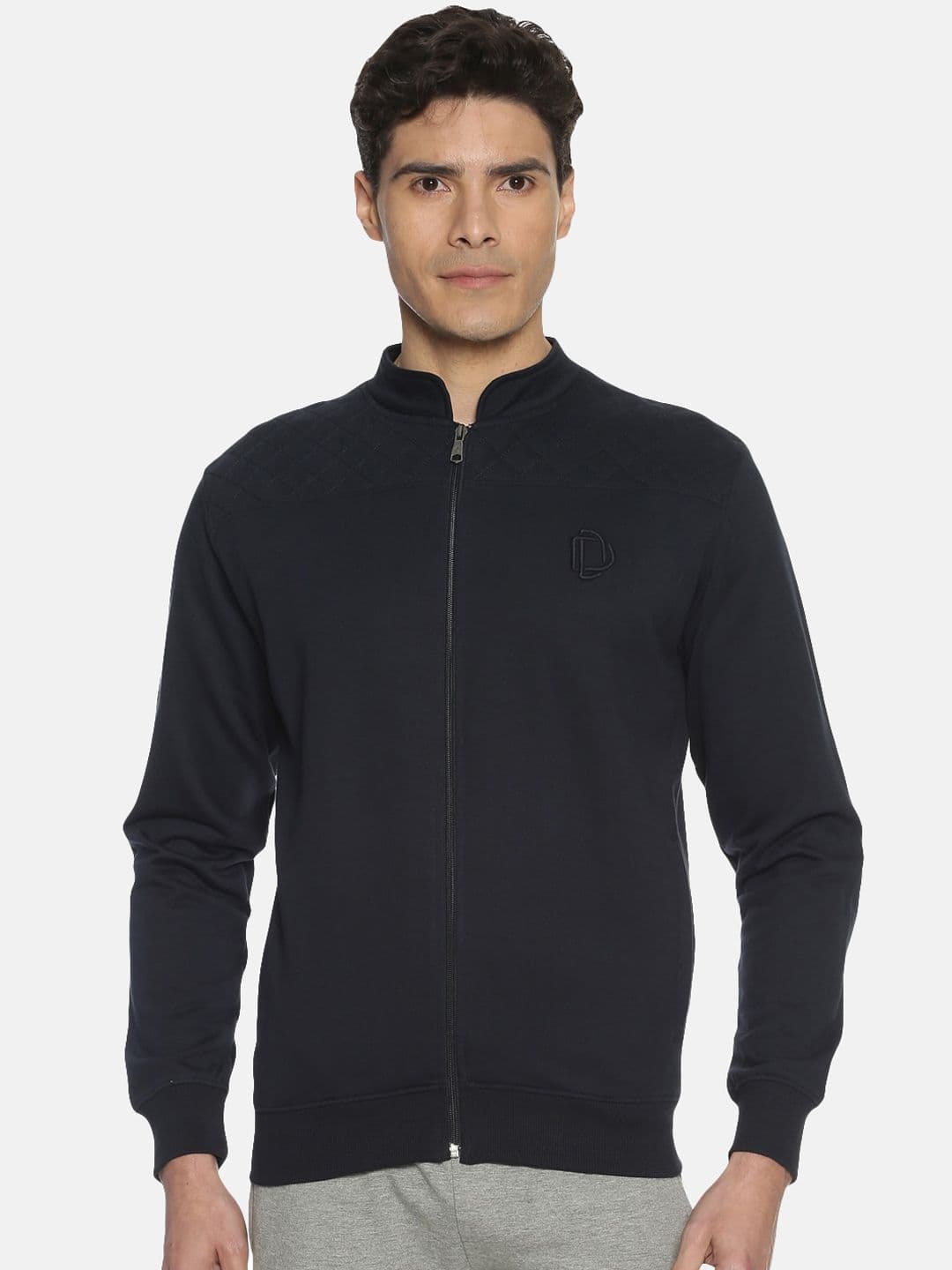 Dollar Men Black Solid Sporty Jacket - view 1