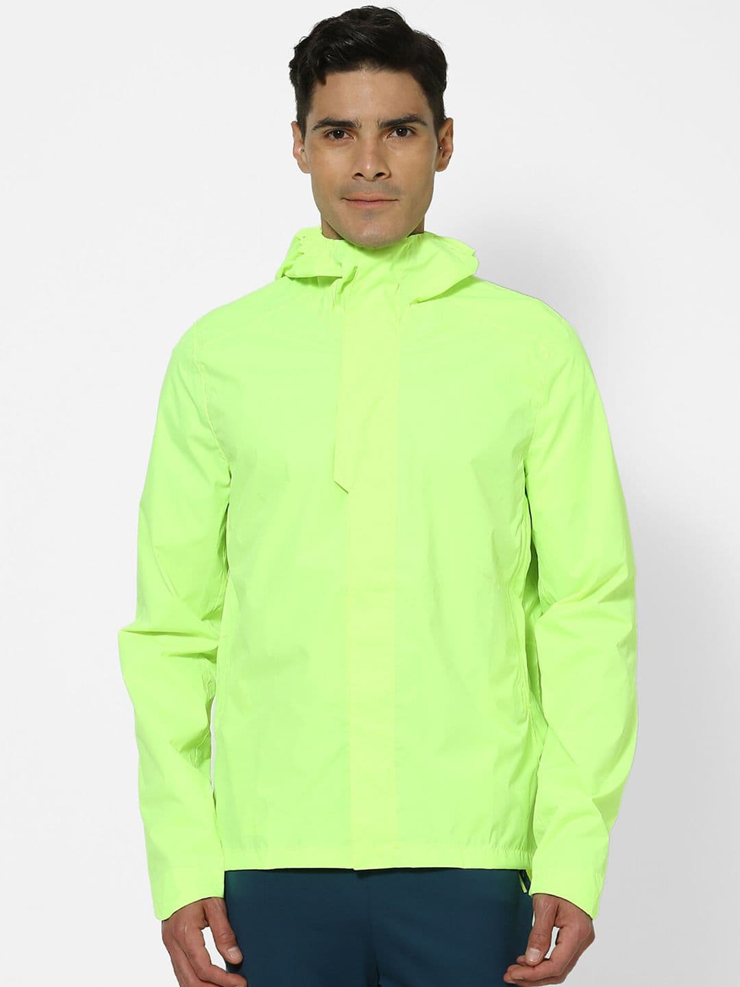 Decathlon Btwin - Men Green Waterproof Rain Jacket - view 1