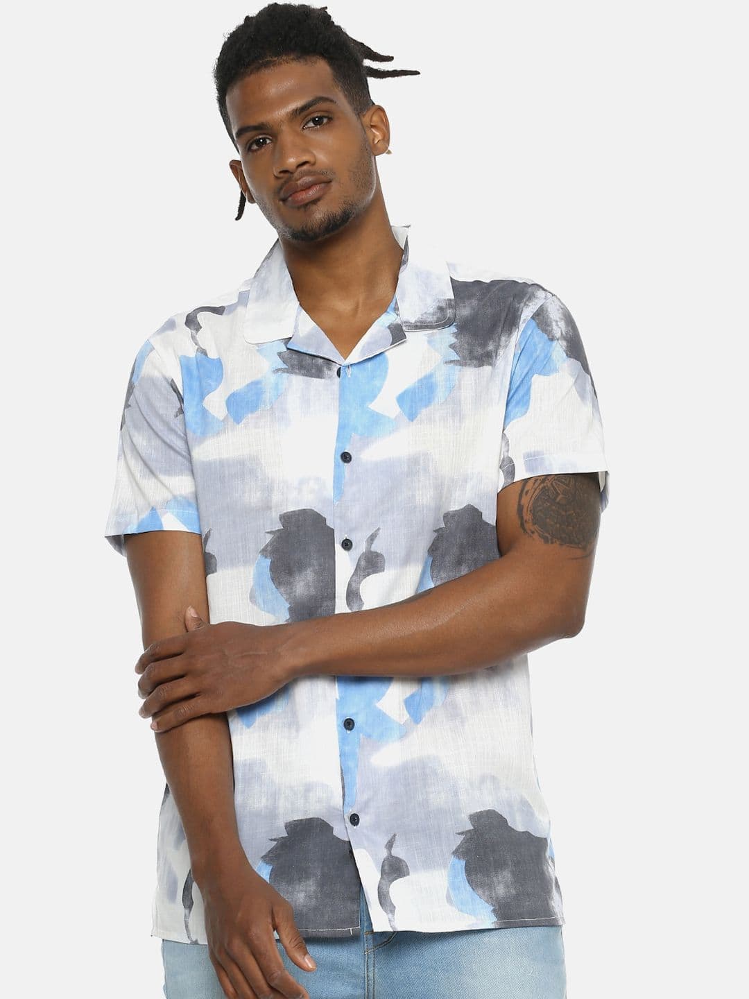 CAHOOT Men Multicoloured Regular Fit Printed Casual Shirt - view 1