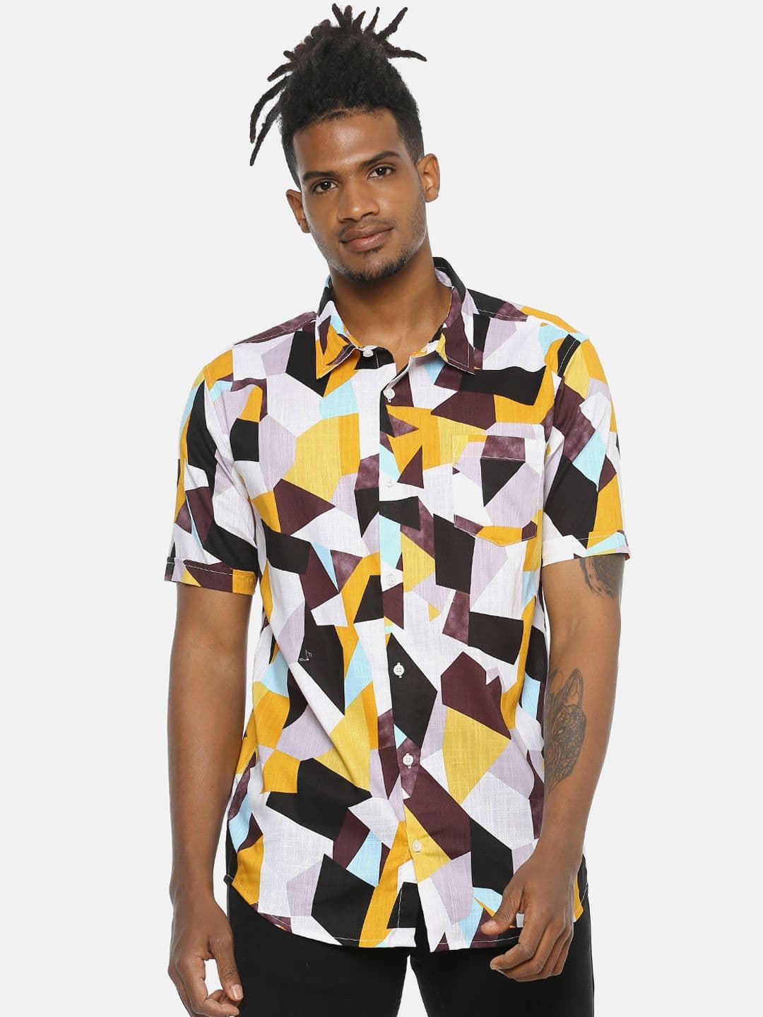 CAHOOT Men Multicoloured Regular Fit Printed Casual Shirt - view 1