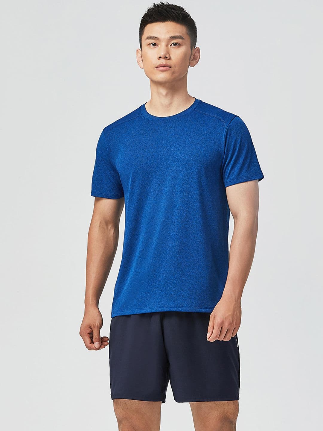 Decathlon Domyos - Men Navy Blue FST 100 Quick Dry Gym Shorts - view 1