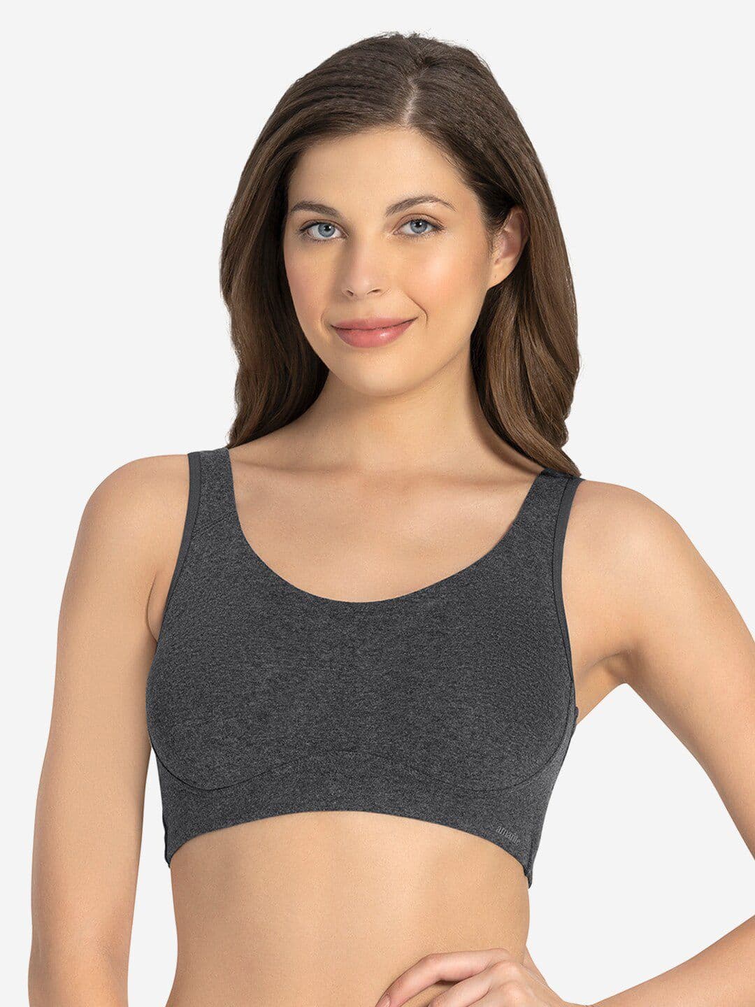 Amante Solid Non Padded Wirefree All Day Lounge Cami Bra - BRA78801 - view 1