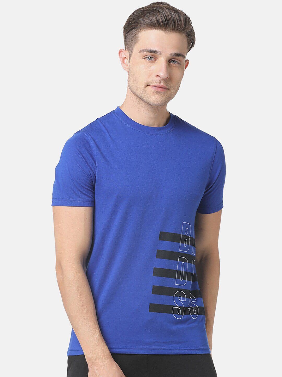CAHOOT Men Blue Printed T-shirt - view 1