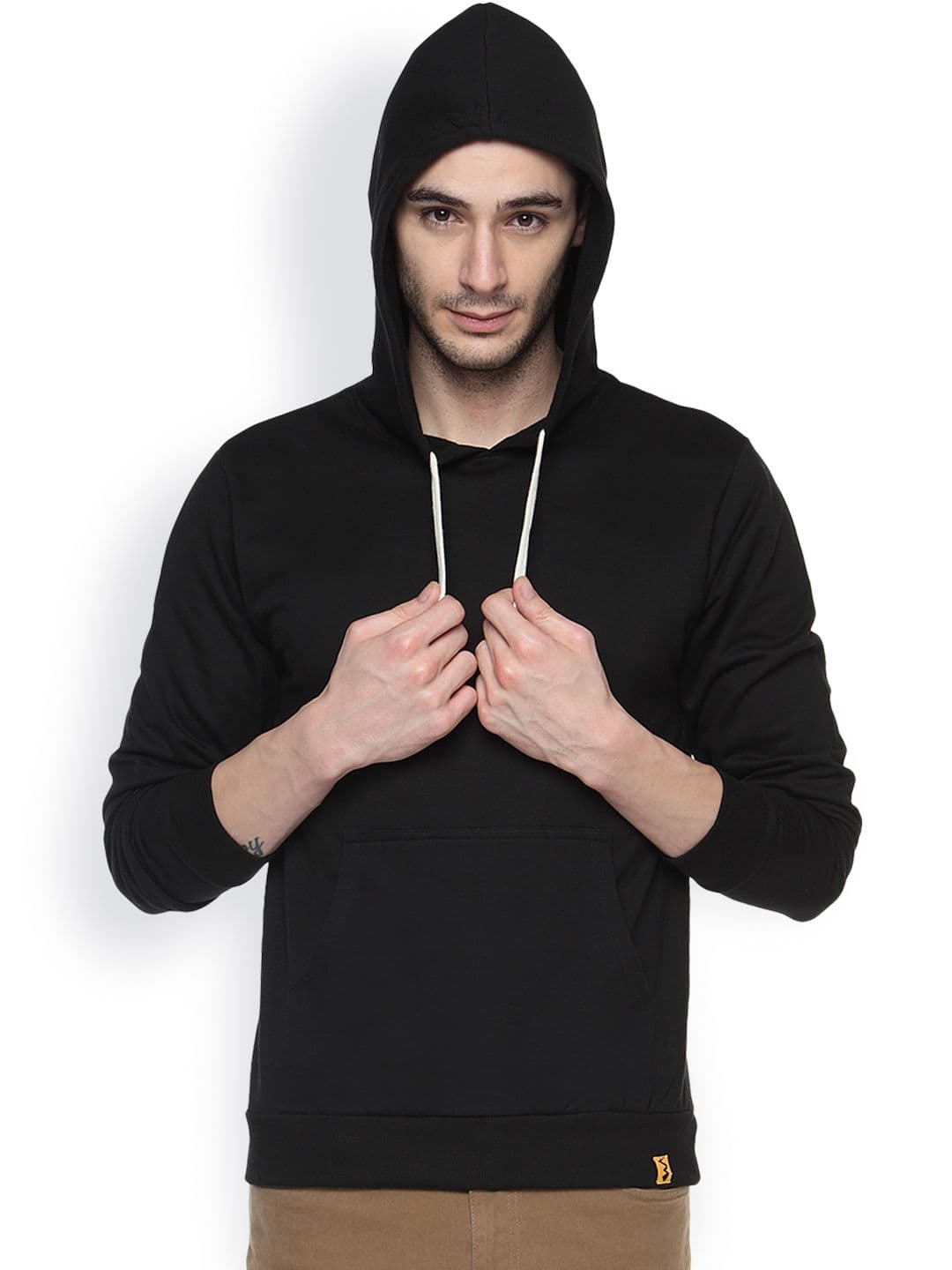 CAHOOT Black Hooded Sweatshirt - view 1