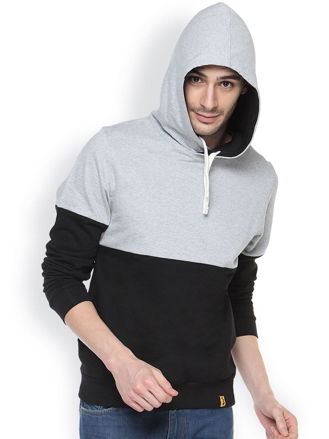 CAHOOT Black & Grey Hooded Sweatshirt - view 1