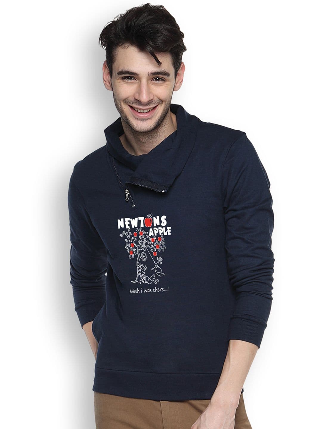CAHOOT Navy Printed Sweatshirt - view 1