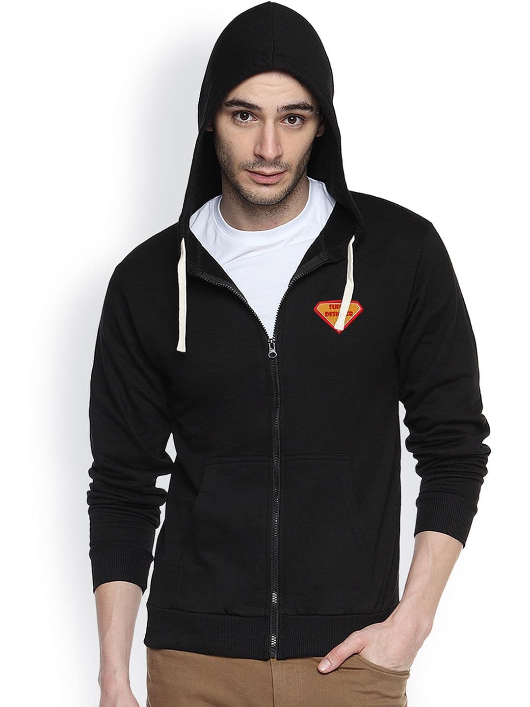 CAHOOT Black Hooded Sweatshirt - view 1